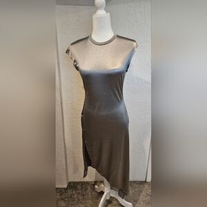 Rivir Silver Body Con Futuristic Dress Size Small Anime Cosplay